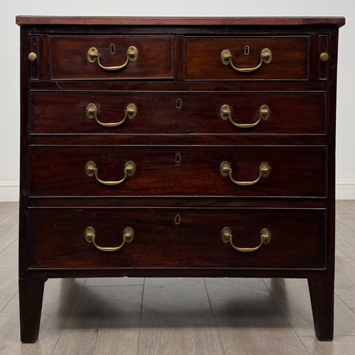 Antique deep georgian chest - antique,