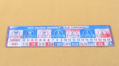 Vintage lenticular decimal - vintage,