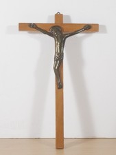 Vintage Wooden Crucifix Wall