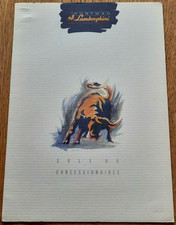 1990? LAMBORGHINI Zn75 / COUNTACH press release car brochure Portman UK importer