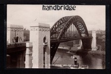 Newcastle upon Tyne - The New Tyne Bridge - real photographic  postcard