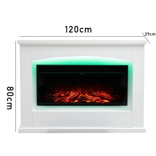 Electric fire and - 34",