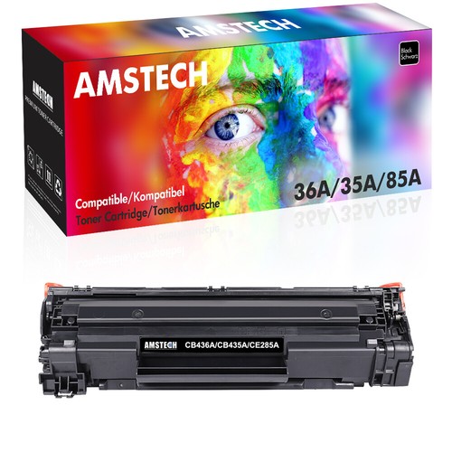 Toner cartridge cb435a fits - cartridge,