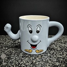 VINTAGE SMILEY FACE MUG BLUE