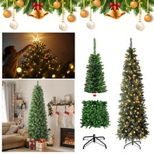 Slim Pre Lit Christmas Tree