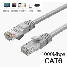 Cat6 Ethernet Cable Network Internet Gigabit RJ45 LAN Patch Lead lot 1m-30m Long