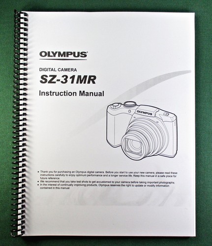 Olympus 31mr instruction - olympus, sz-31mr