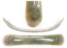 Antique Chinese Qing Jade Hair