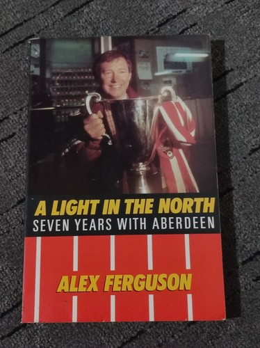 Alex ferguson signed book - alex,