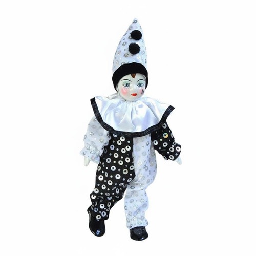 Ceramic jester doll - doll, art