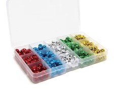 300PCS Jingle Bells With Storage Box, Small Mini Craft, 10 mm, 5 Colors