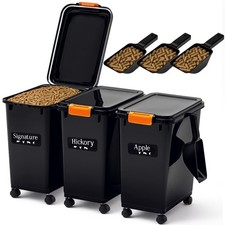 3 Sets 33lb Dry Pellet Storage