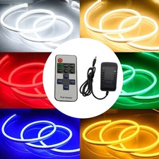 LED Strip Lights Flexible Neon Flex Rope Lights Waterproof Outdoor Lighting 12V