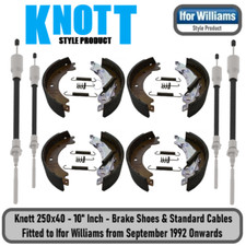 Knott Style Detachable Brake Cable and Shoe Kit for Ifor Williams TA5GHD 12?