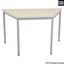 Niceday Trapezoidal Meeting Room Office Table Maple Modular 1400x700x750mm