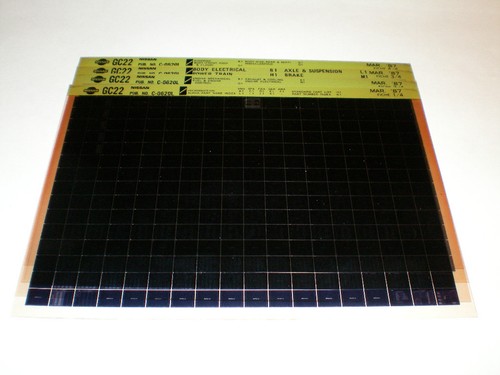 Microfiche spare parts - parts, catalog