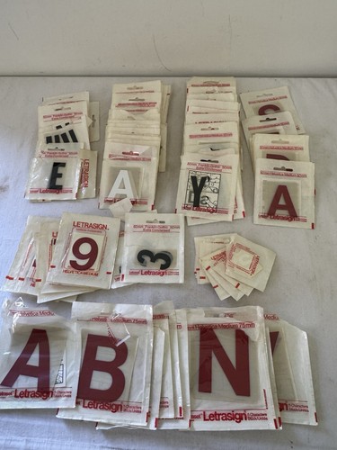 Letraset letrasign letters - letraset,