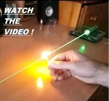 High-Power Green Burning Laser