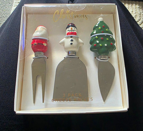 Christmas home 3pc cheese - christmas,