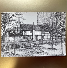 postcard sketch bracknell red