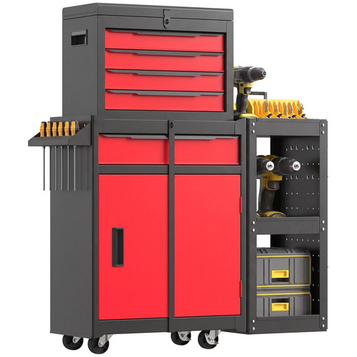 Rolling tool cabinet with - rolling,