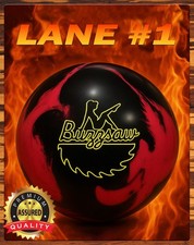 Lane #1 - Lady Buzzsaw - Bowling Ball - Rare - 11x14 Metal Sign
