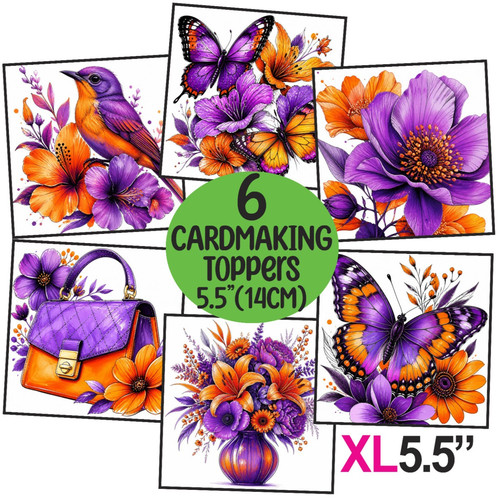 Female mix card toppers - 6,