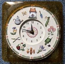 Stone Flower Wall Clock In Original Box Battery Operated Quartz Movement 22cm