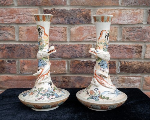 Pair japanese meiji period - of,