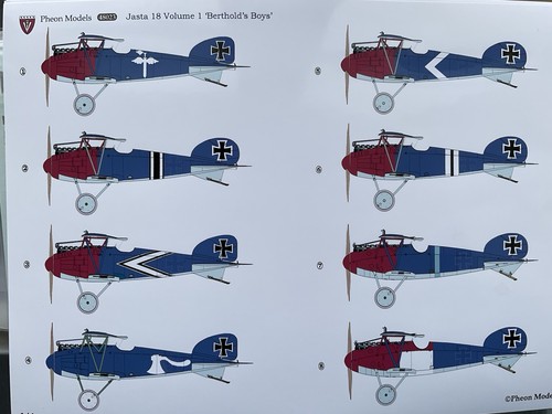 Fokker colour schemes - 24,