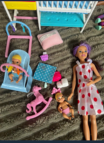 Barbie nursery playset skipper - barbie,