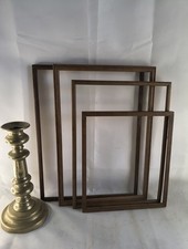 X4 Old Vintage Wood Picture