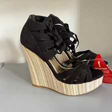 Love Label Shoes Black Suede