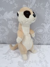 PMS Meerkat Plush Toy Soft Stuffed Animal Cuddly Toy Teddy Bear Brown