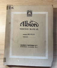 ALBION CHIETAIN WD HD 23  1955 TECHNICAL HANDBOOK EMER D372 Ex War office