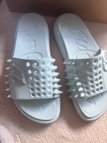 Christian louboutin sliders - christian,
