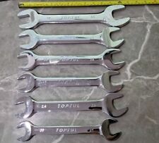 6 X Toptul Open End Spanners 20mm - 35mm Military Issue