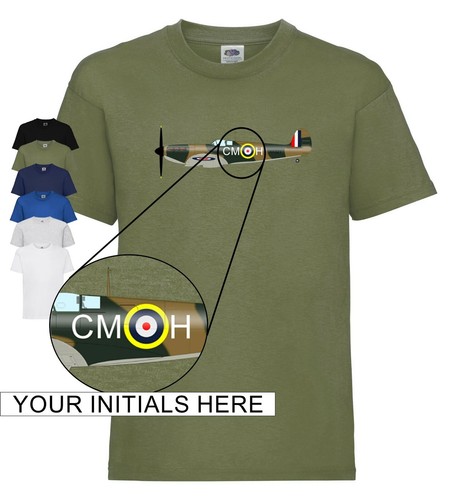 Personalised spitfire shirt - personalised, t-shirt