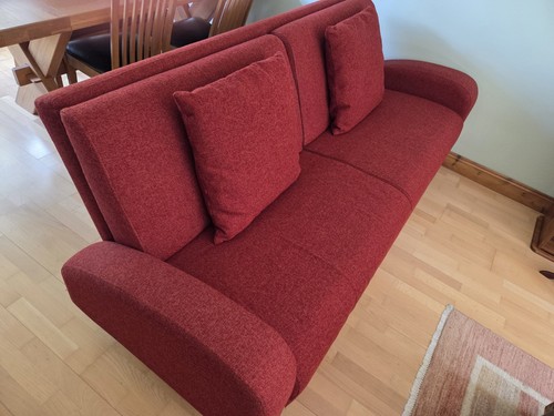 Large red sofa - ,