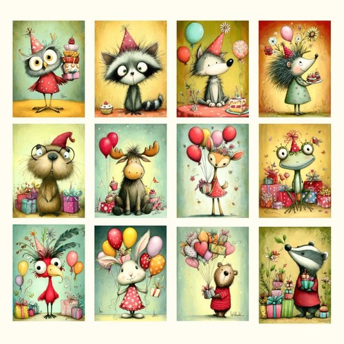 Birthday cuties cardmaking - cuties,