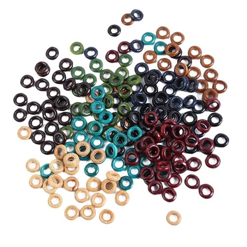 100pcs round hair beads - beads,
