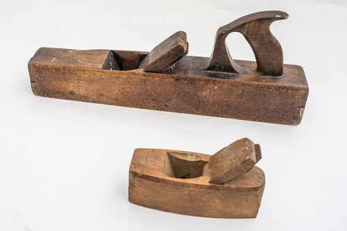Two antique wood - antique,