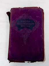 Fragile Antique Edition of Poems of Ella Wheeler Wilcox (Leatherbound)