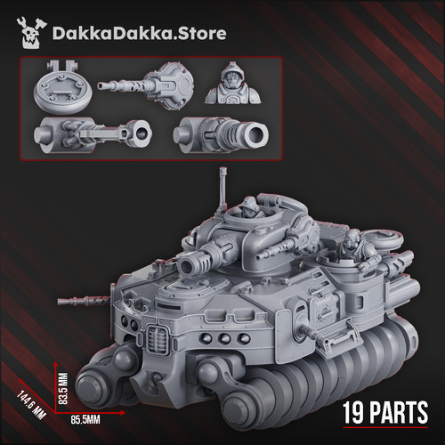 Hovercraft tank solpuga - solpuga,
