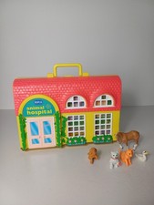 RSPCA Animal Hospital Playset Carry Case With Animals Vintage Toys Meg 1996