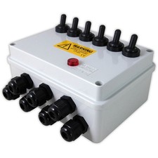 GARDEN SWITCH BOX 6 WAY