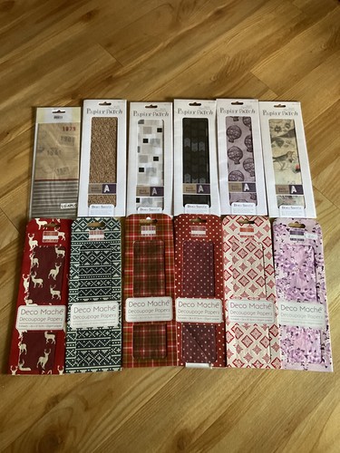 Mixed packs deco mache - 12, of