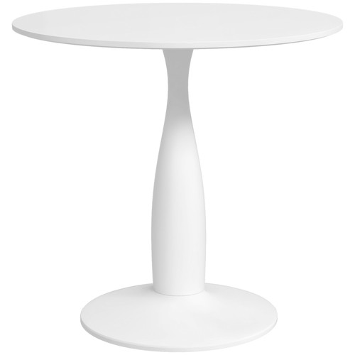 Homcom round dining table - round,
