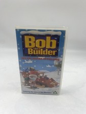 Bob the Builder Bob's White Christmas VHS Video Tape Kids 1998 PAL