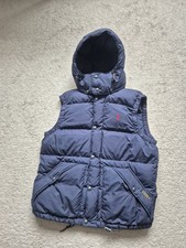Ralph Lauren Hooded Gilet Navy